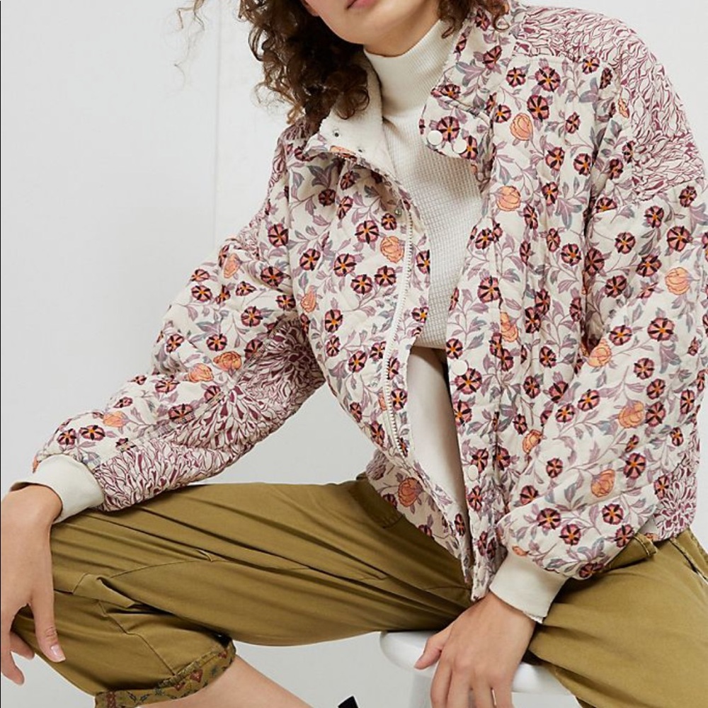 Anthropologie Quilted Jacket S